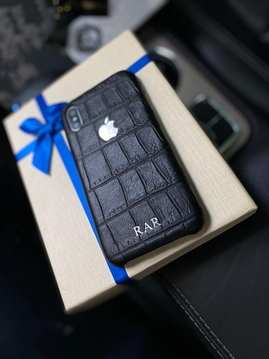 Чехол с логотипом Apple, инициалами для вашего телефона