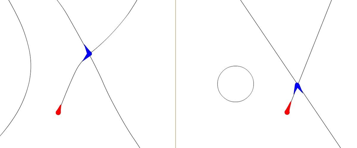 Сначала выделим особенные точки (окончаний и перекрестий)