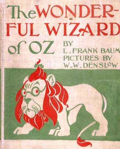 Обложка книги "Удивительный волшебник из страны Оз". Изображение взято из свободных источников