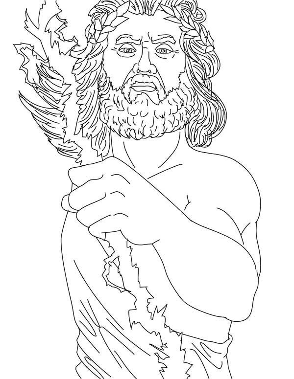 Как нарисовать греческого бога Зевса