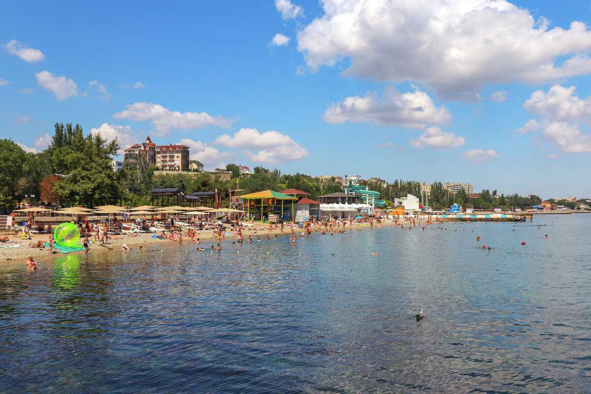 Феодосия пляж городской