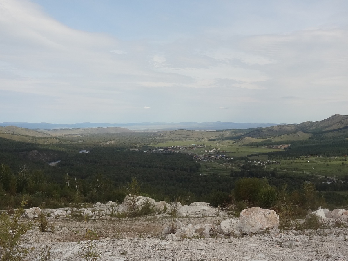 Деревня Ефремкино вид сверху (фото автора)