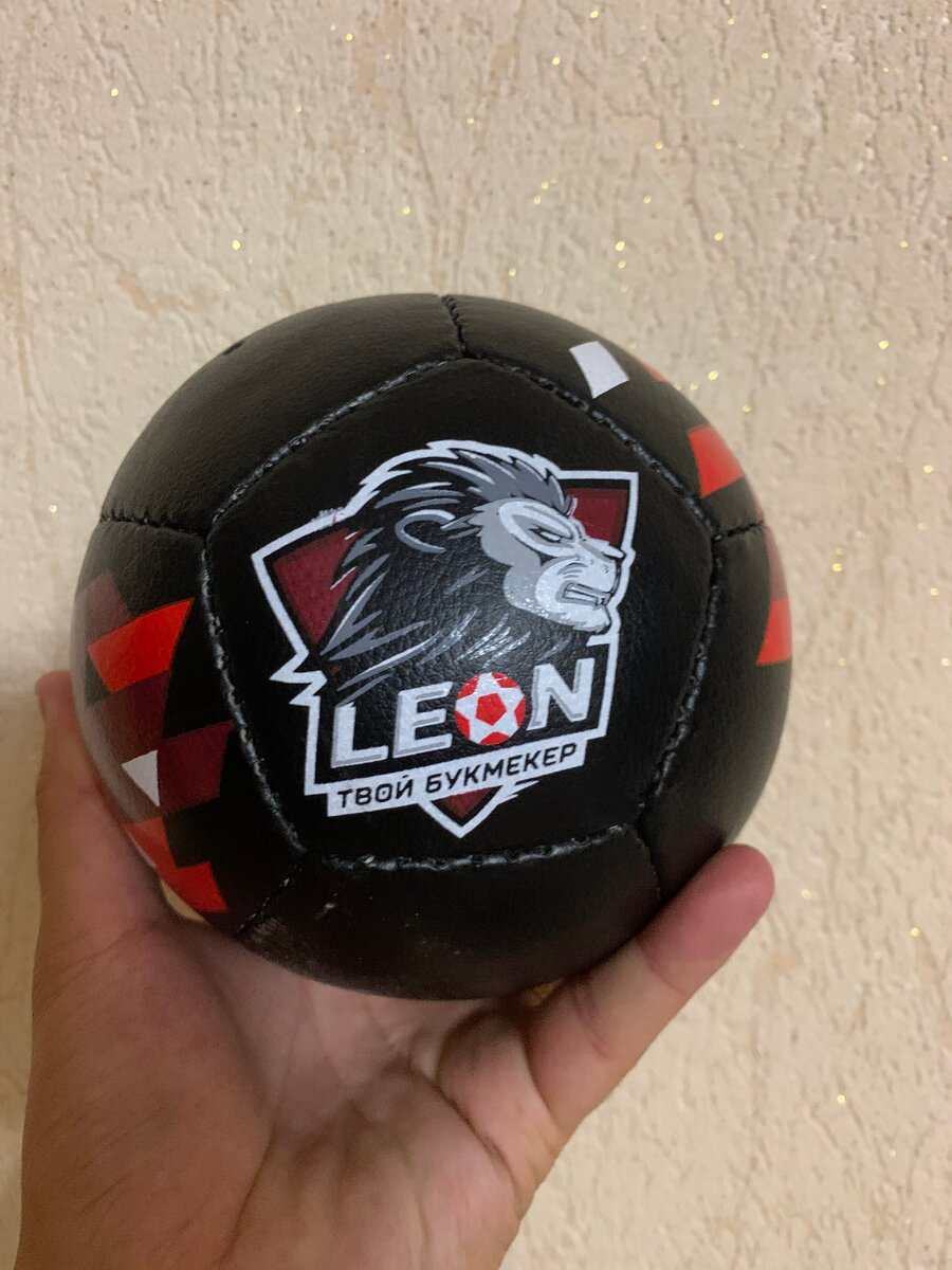 Мяч с логотипом БК «Леон».