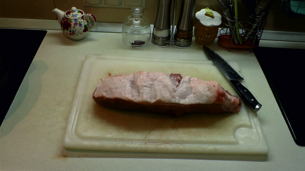 Уменьшил кусок до 1,9 кг.