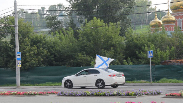 Барнульские моряки на Речном вокзале в День ВМФ. 31 июля 2016 годаМария Шакирова