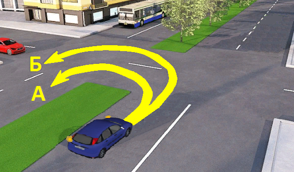 Спорные ситуации в пдд разворот на перекрестке в картинках