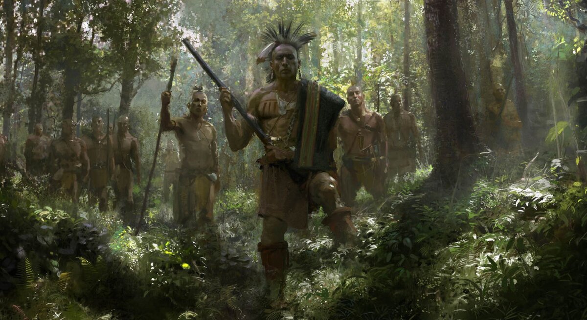 Картинка для превью, никаких мушкетов у ирокезов в 1534 году не было.