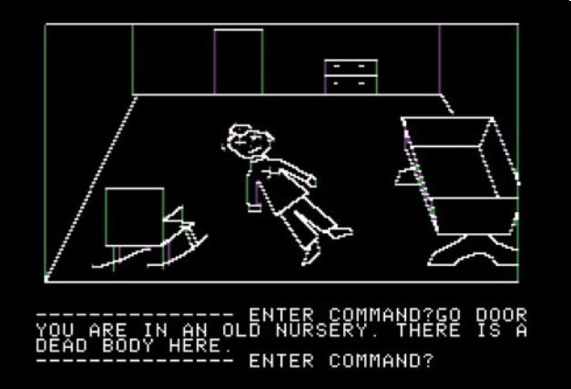 Такие игры, к примеру, как "The Pawn" (изначально вышла в 1985, а в 1986 вышла версия с графикой) и "Mystery House" (первая игра Роберты Уильямс, вышла 1980 году) стали использовать графику для отображения действий и решений игрока.