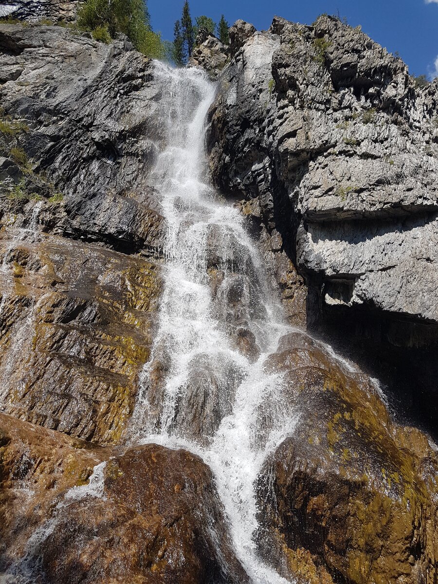 Водопад Ширлак горный Алтай