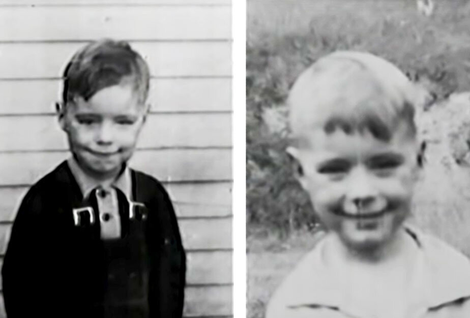 Джим Стрингер и Джим Льюис в детстве 