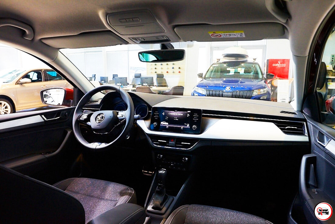 В салоне Skoda Rapid 2020