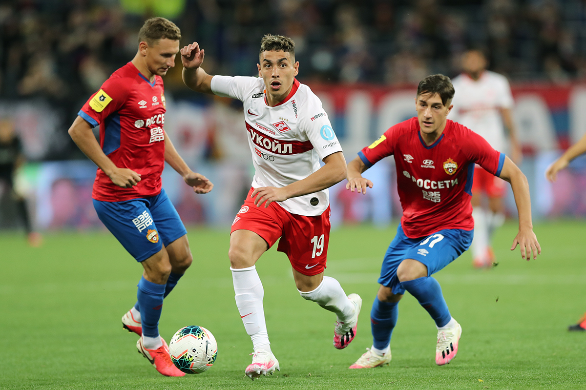 Фото: ЦСКА 2:0 Спартак 30.06.2020 Источник: https://premierliga.ru/media/photo/photo_20581.html