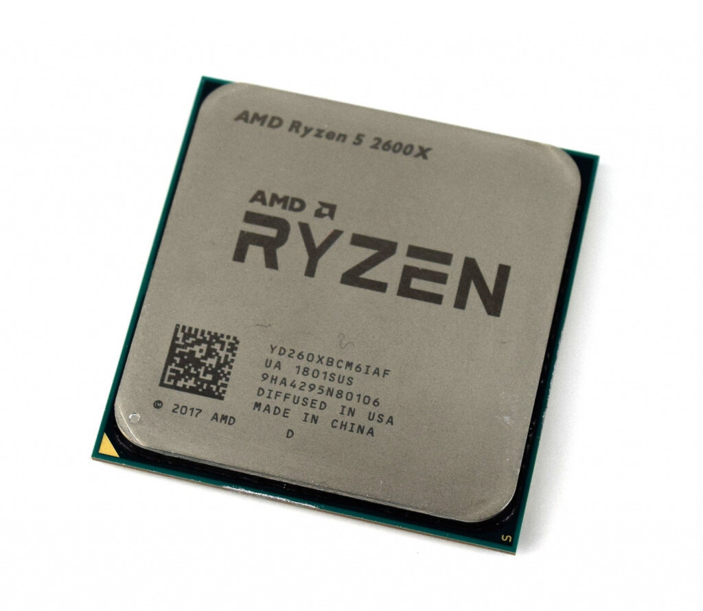 AMD Ryzen 5 2600X (6/12; 3.6-4.2 Гц; AM4; DDR4 128Гб)