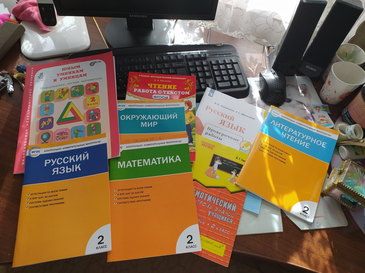 Малая часть рабочих тетрадей за 2 класс