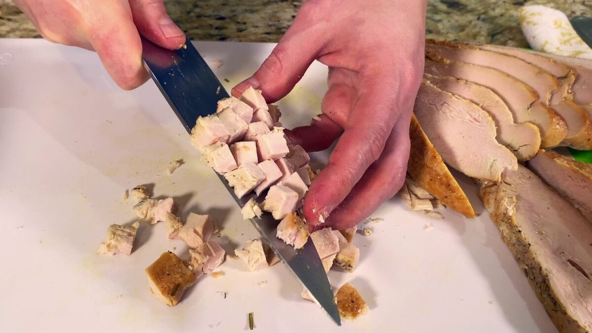 Оливье.  Рецепты в гостях у Вани