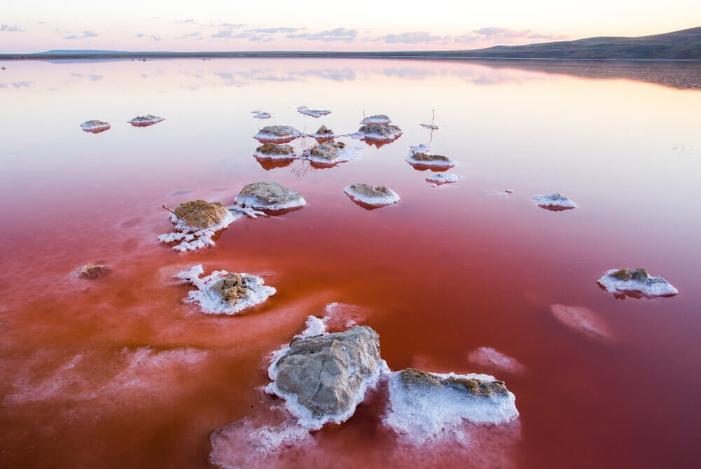 Кояшское озеро в Крыму