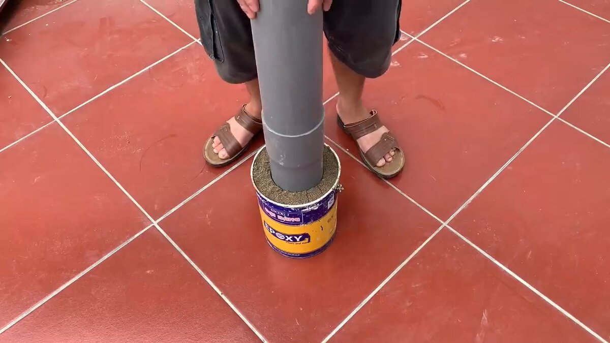 Делаем садовую вазу.