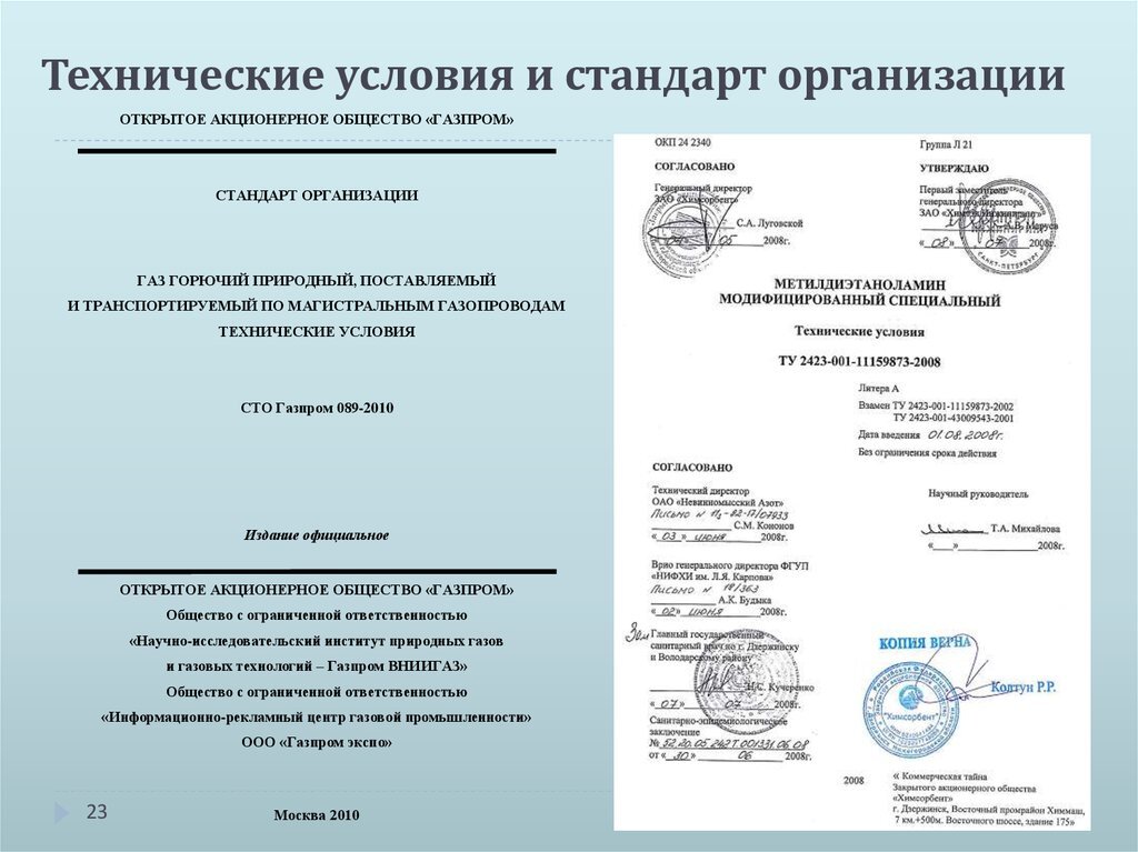 Компания стандарт проект