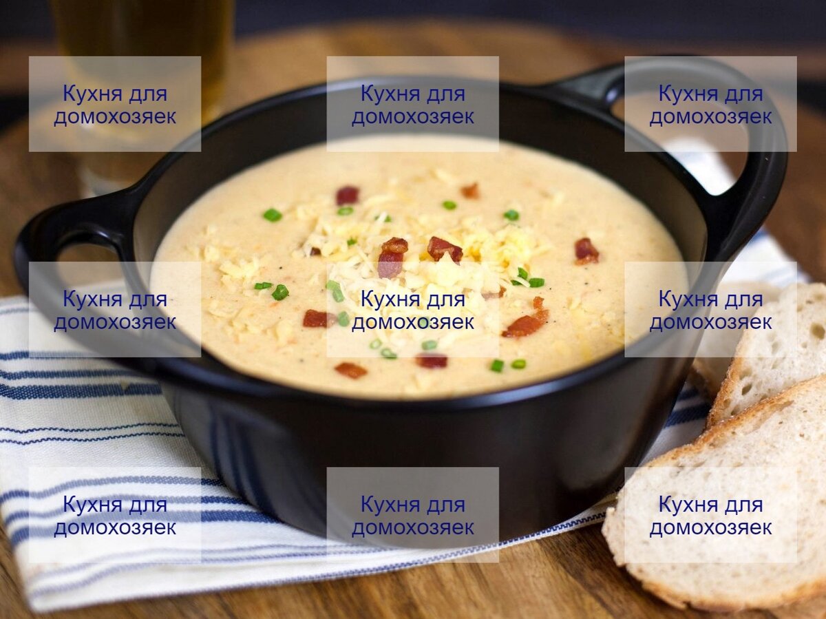 Очень вкусный сырный суп)