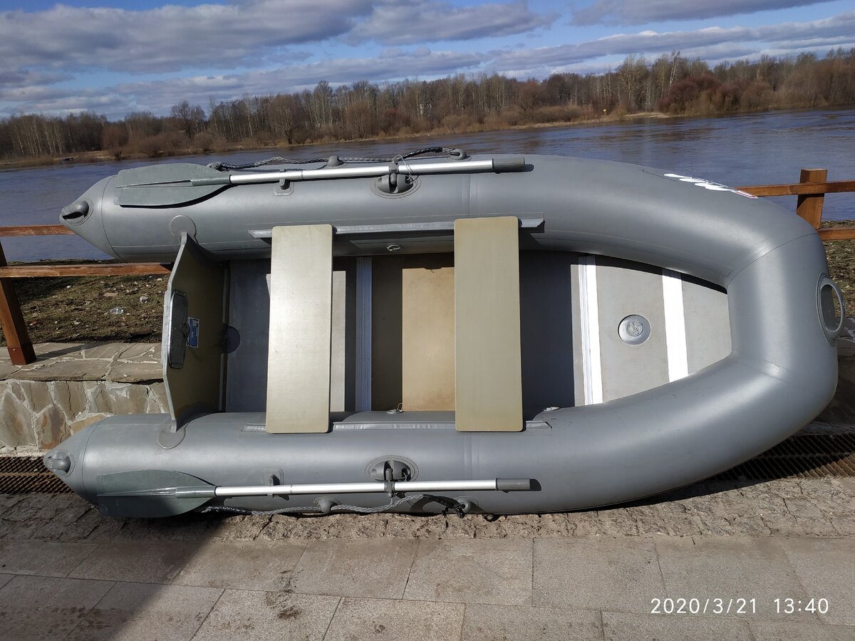 Вот она, моя лодочка.