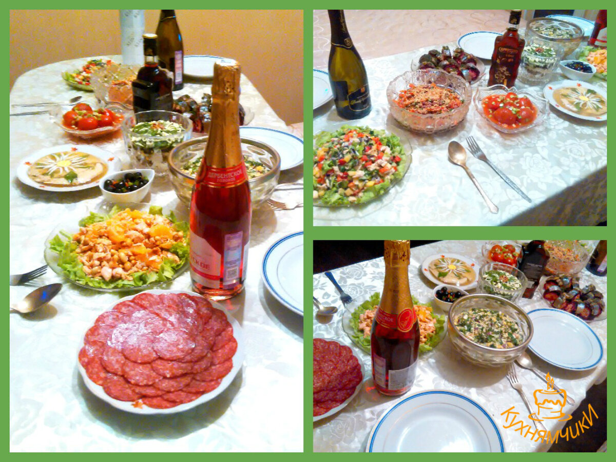 Наш новогодний стол.