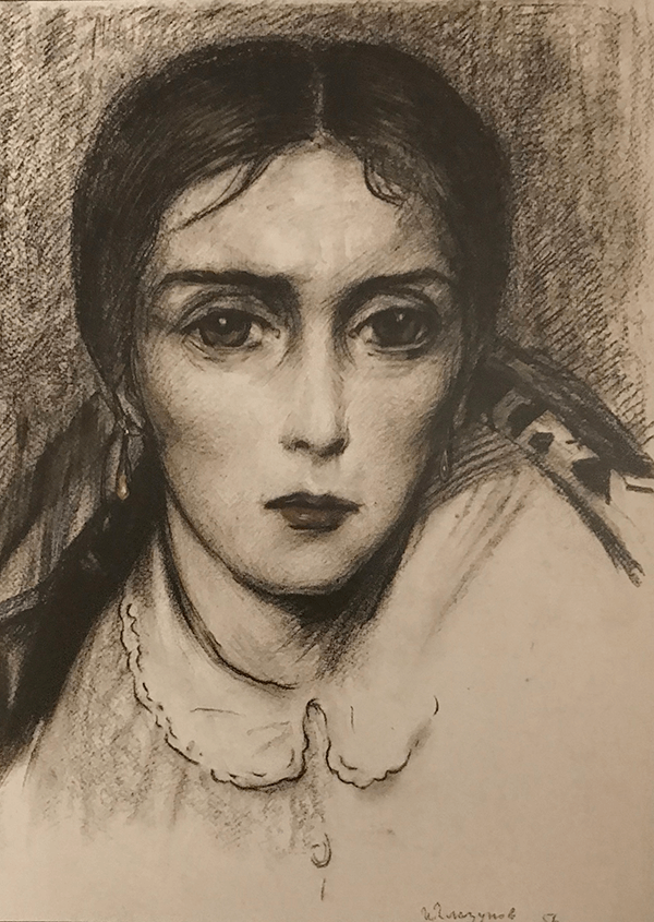 Настасья Филипповна. Автор: И.С. Глазунов 1956г.