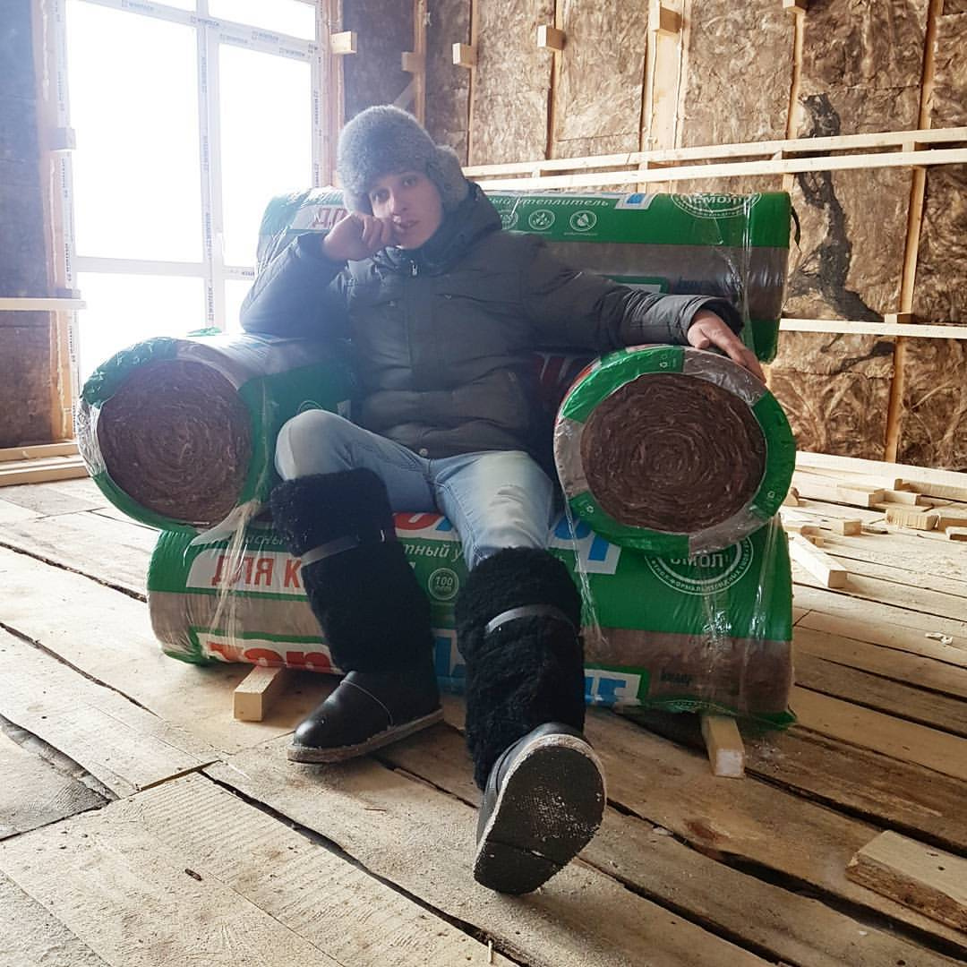 Утеплял свой энергоэффективный дом в г. Ижевск