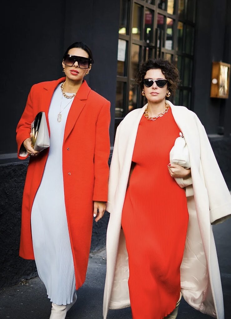 Разноцветные пальто