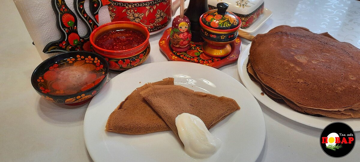 Шоколадные Блины на молоке
