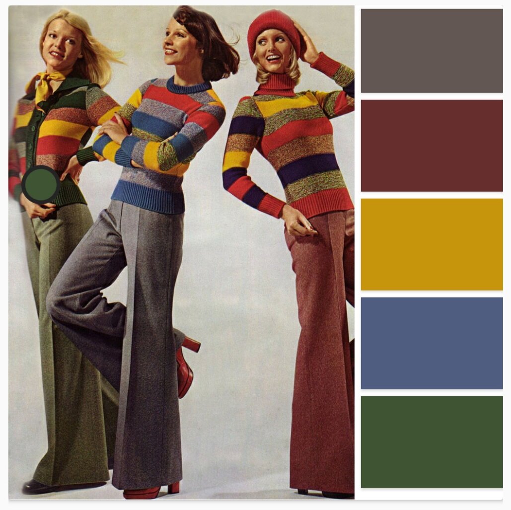 Коллажи мои, фото из 70-х:) Словно кампейны Gucci😁