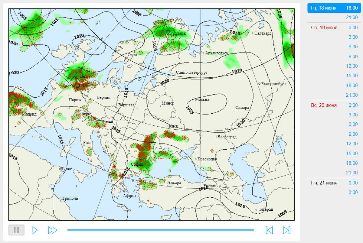 Погода карта осадков судогда