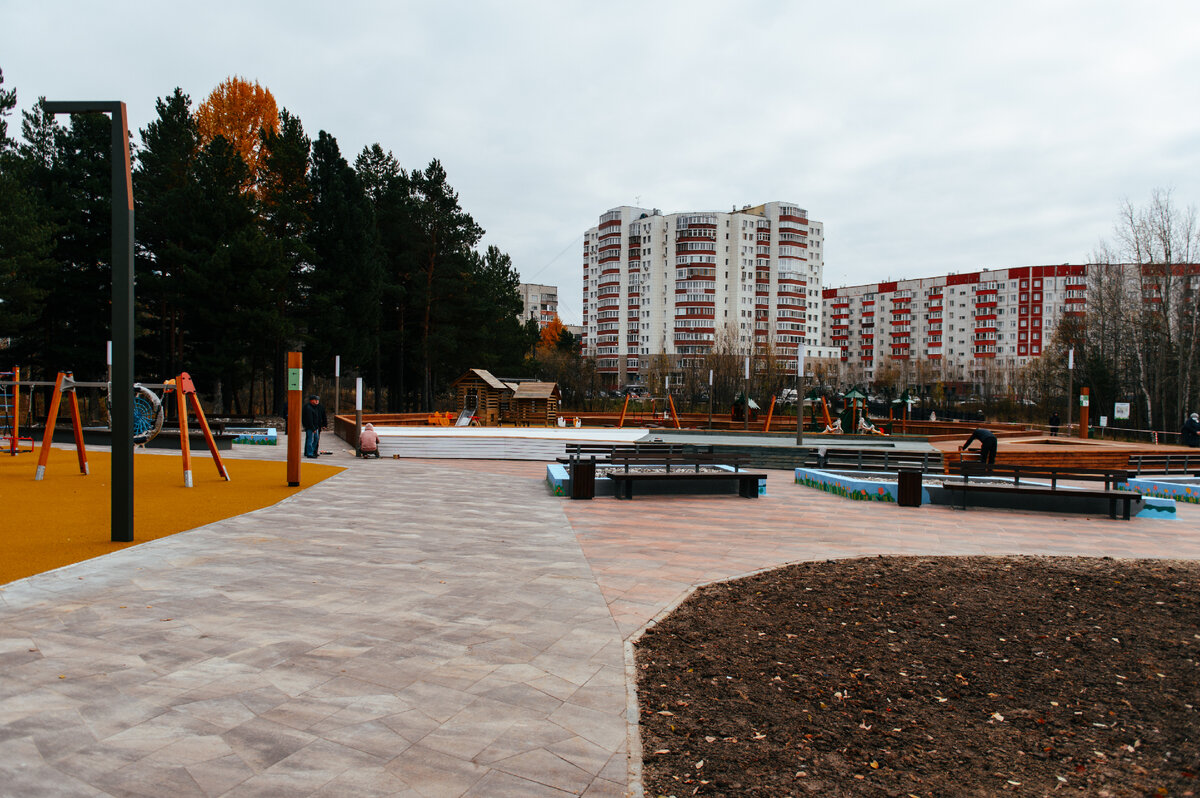 Благоустройство парка За Саймой в Сургуте