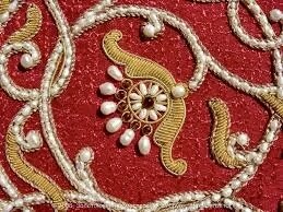Вышивка золотой нитью — основные техники и швы
