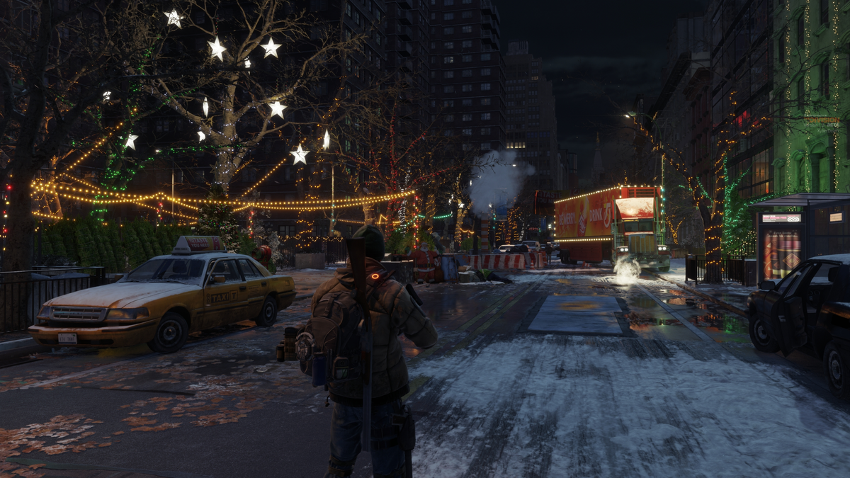 Игры с новогодней атмосферой на пк. The Division 2. Tom Clancy's the Division 2 город. The Division 2 город. The Division 2 Art.