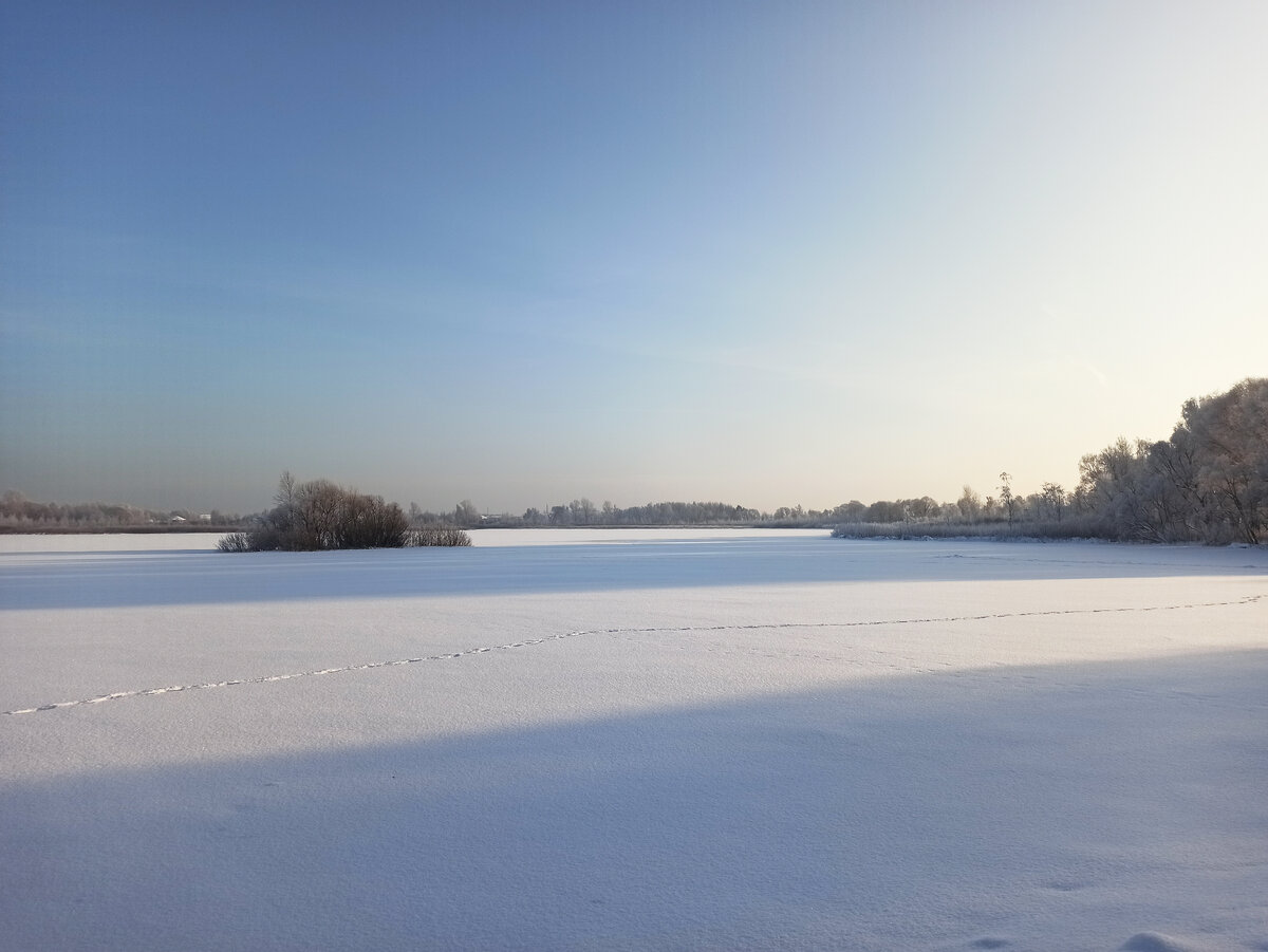 Наше чудесное зимнее озеро