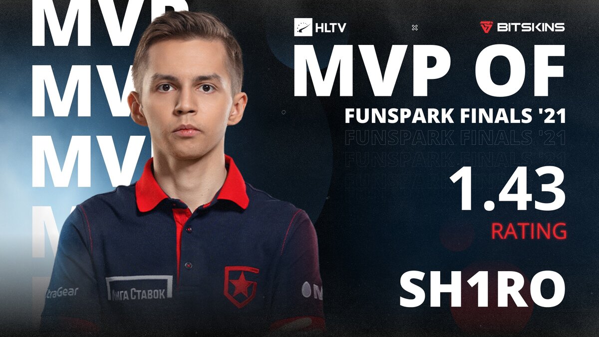 Первая MVP медаль в 2022 году достается 🇷🇺 sh1ro за его выступление на Funspark ULTI Finals!