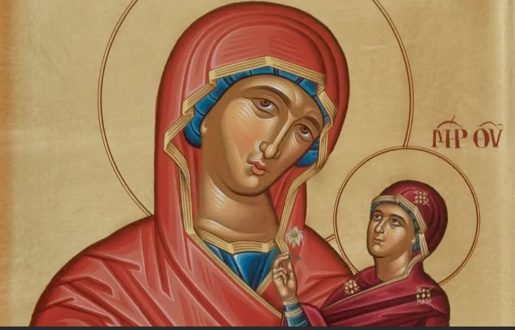 святая праведная Анна с Богоотроковицией Марией на руках, где фото - скриншот