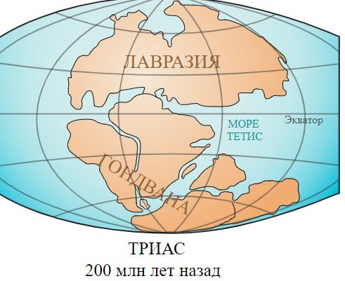    Земля 200 млн лет назадВикипедия