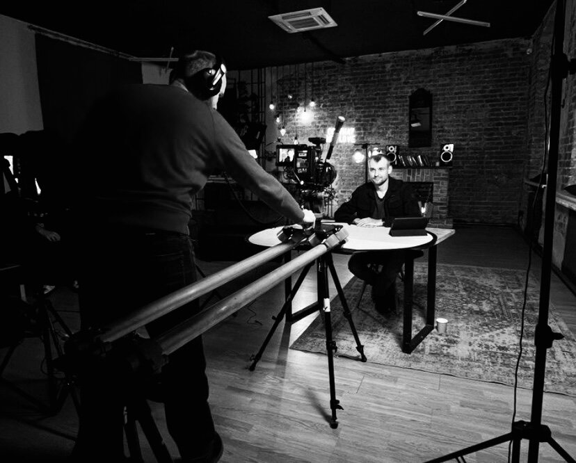 Я на съёмках