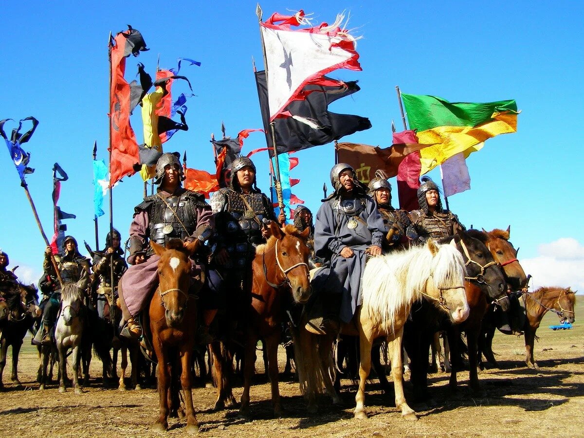 Военная организация тюркских и монгольских народов. Тайна Чингис хаана (2009). Монгольские знамена Чингисхана. Знамя монголов.