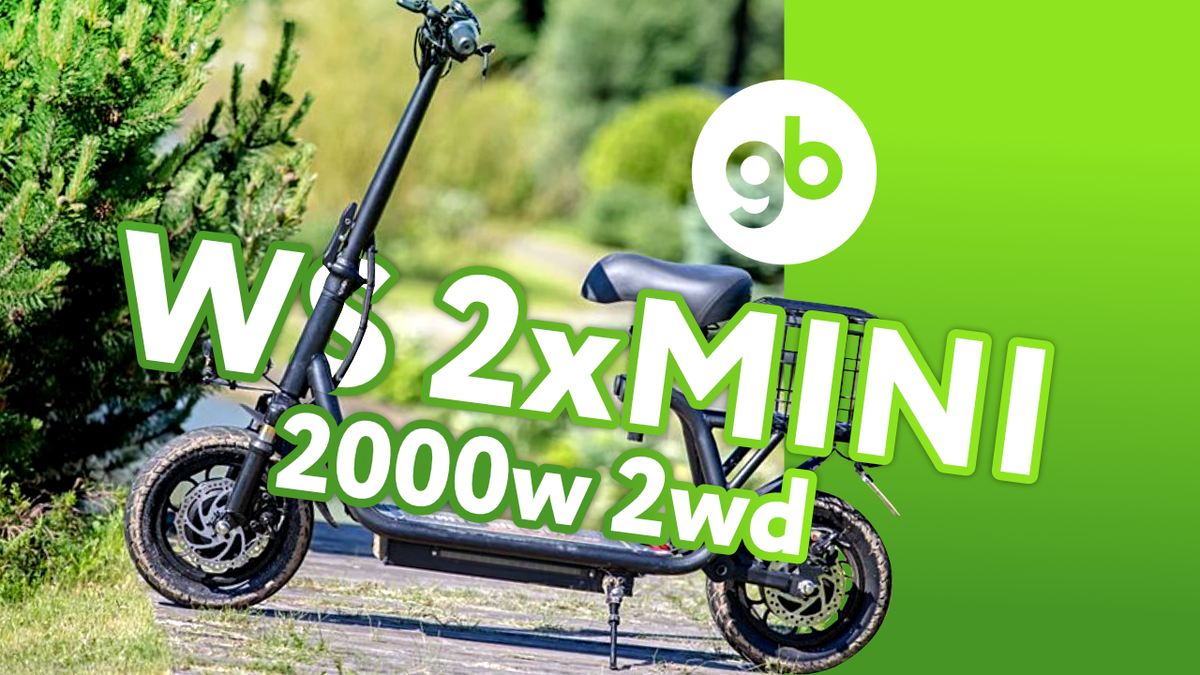 Электросамокат WS-2xMINI 2000w 2wd полный привод