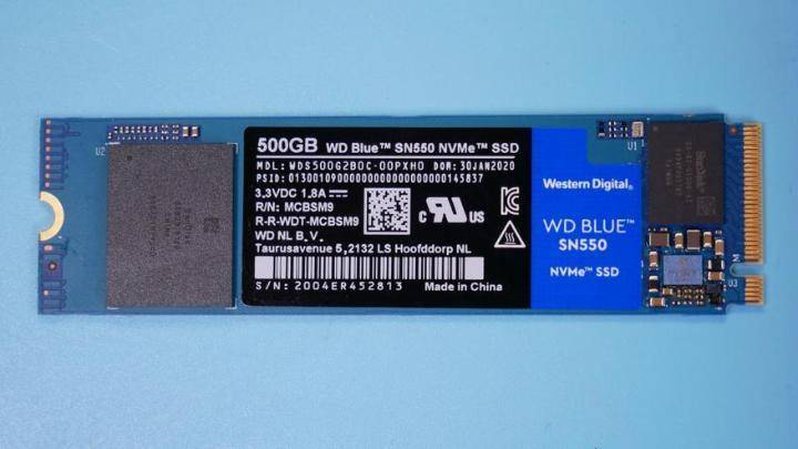 WD Blue SN550 500 Gb