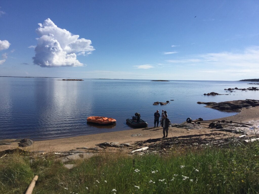 На Белом море тепло!