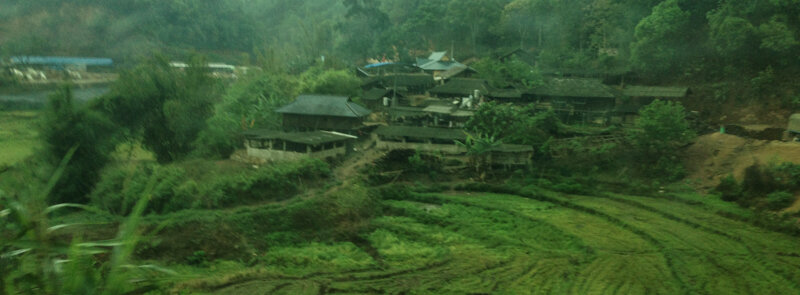 Деревня Юньнаньских этнических меньшинств Лаху