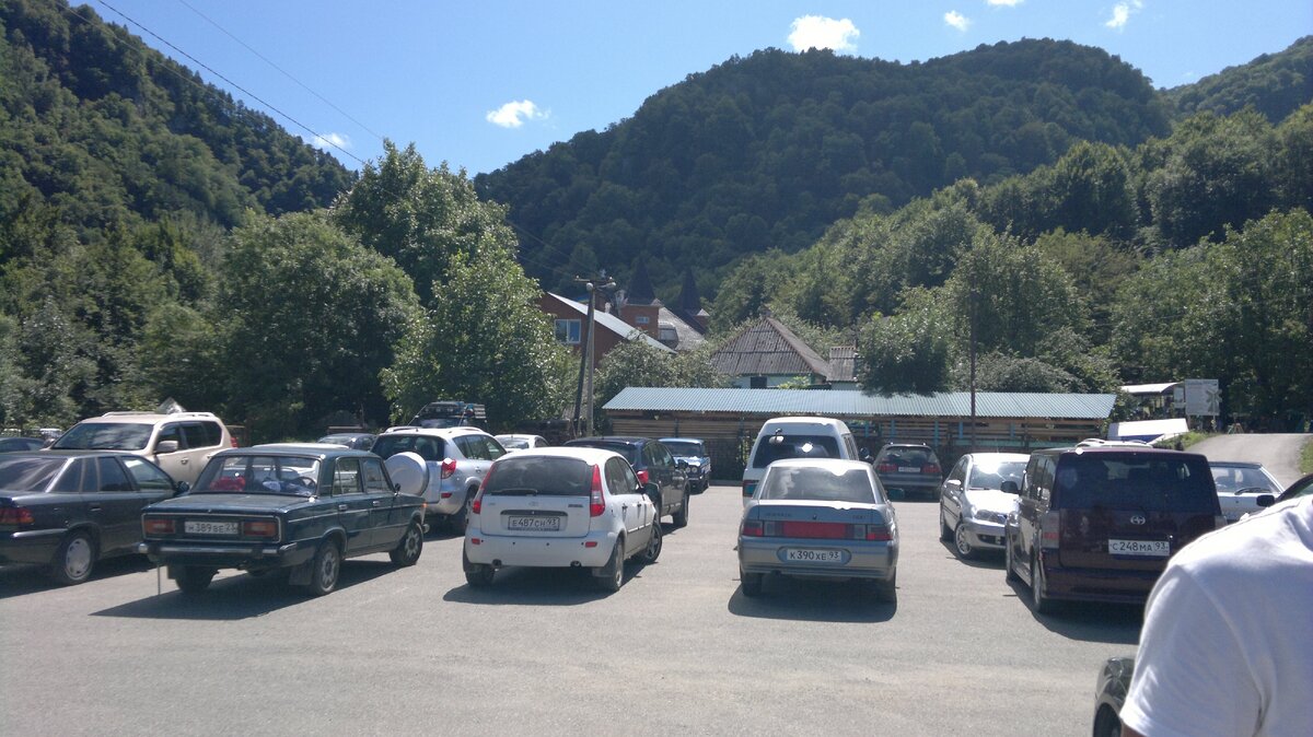 приехали на стоянку (фото автора)