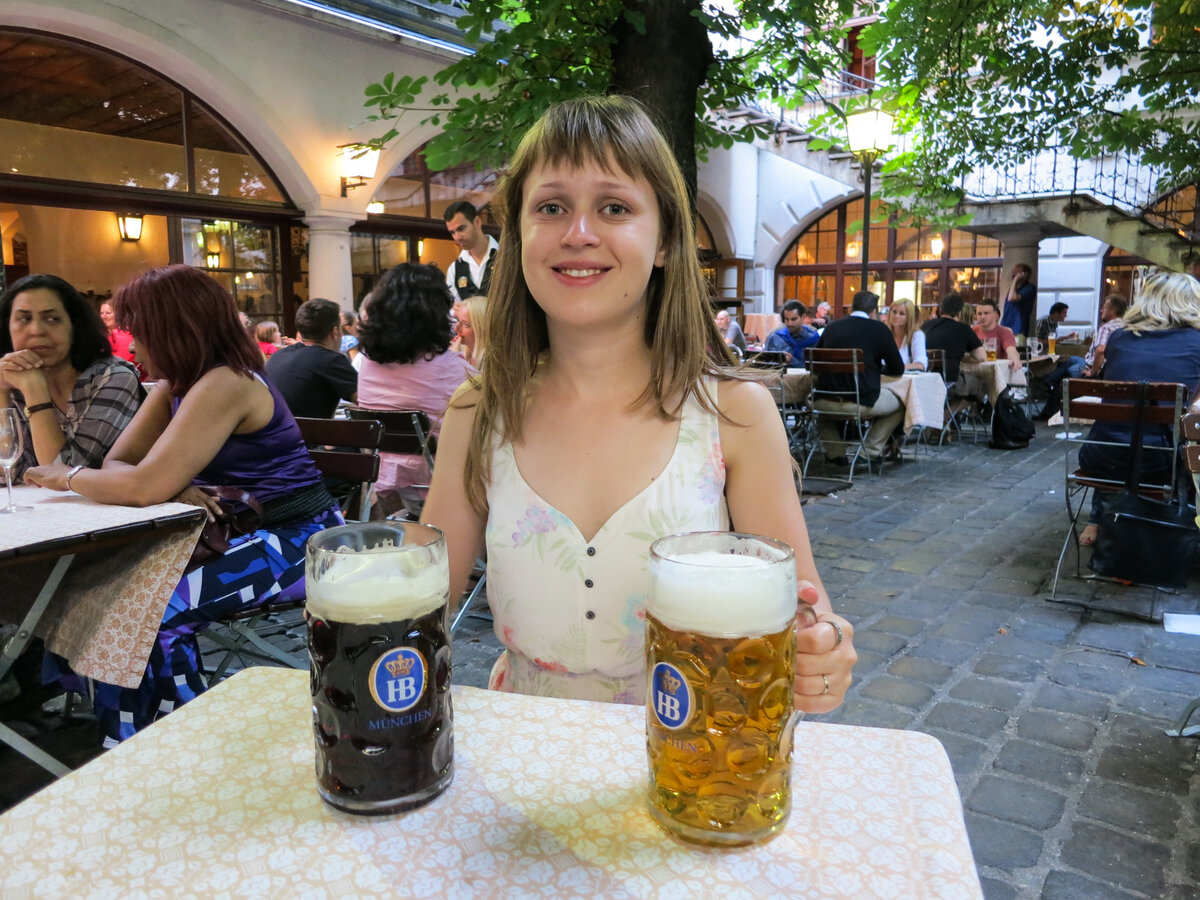Литровые кружки в Мюнхене