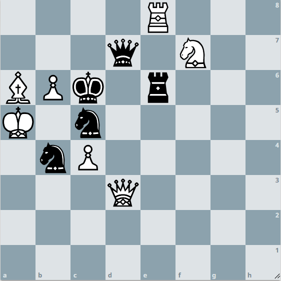 мат в 3 хода - ход белых