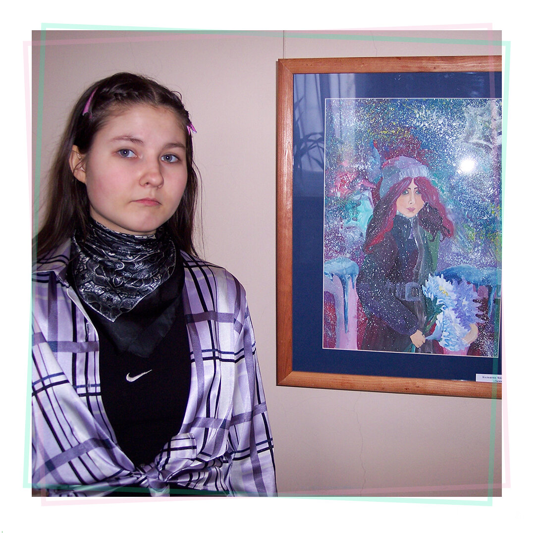 Первый курс колледжа, выставка наших творческих работ.