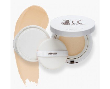 
 Новое поколение средства для увлажненной и сияющей кожи, Дневной Secret Cream c секретом улитки в компактном формате кушона. Теперь он станет незаменимым средством в вашей сумочке: его удобно носить с собой, им легко и быстро подправить макияж Эффект «четыре в одном» теперь всегда под рукой: мгновенное улучшение цвета лица, каскадное увлажнение и препятствие потере влаги, антивозрастное действие и защита от УФ-облучения. Основа кушона — пропитанная СС-кремом подушечка. Проходя через губку, крем равномерно разрыхляется и ложится ровным тонким слоем, что экономично расходует средство, позволяя получить легкое и невесомое покрытие, а поры подушечки препятствуют образованию комков. Мгновенная свежесть на смену тусклости кожи.

Состав: Aqua/Water, Ethylhexyl Methoxycinnamate, Homosalate, Aureobasidium Pullulans Ferment Extract (and) Butylene Glycol (and) Glycoprotein, Steareth-2, Cyclopentasiloxane, Cyclohexasiloxane, Glycerin, Sorbitol, Carboxymethyl Chitin, Panthenol, Sodium Hyaluronate, Carbamide, Methyl Gluceth-20, Bis-PEG-18 Methyl Ether Dimethyl Silane, Steareth-21, Caprylyl Methicone, Sodium Polyacrylate, Trideceth-6, PEG/PPG-18/18 Dimethicone, Titanium Dioxide, Phenylbenzimidazole Sulfonic Acid, Dimethicone Crosspolymer, Triethanolamine, Propylene Glycol, Cetyl Stearyl Alcohol, Dimethicone, Butyl Methoxydibenzoylmethane, Hydroxyethyl Acrylate / Sodium Acryloyldimethyl Taurate Copolymer, Squalane, Polysorbate 60, Methylisothiazolinone (and) Iodopropynylbutylcarbamate, Menthyl Lactate, Xanthan Gum, Superoxide Dismutase, CI: 77492, 77499, Perfume.
Что делает препарат?
Обладает синергическим эффектом четыре в одном: мгновенное улучшения цвета лица, каскадное увлажнение, антивозрастное действие и защита от УФ-облучения
Защищает кожу от транэпидермальной потери влаги
Идеальное средство для профилактики увядания кожи
Показания к применению
Сухая, обезвоженная кожа с признаками "усталости"
Тусклость и бледность кожи
Что содержится в биоактивном составе?
Как применять?
Снимите защитную пленку с зеркала. Надавите на губку с помощью спонжа, чтобы он в достаточной мере пропитался необходимым количеством СС-крема и нанесите на лицо. Интенсивность покрытия вы можете регулировать количеством крема на спонже и количеством слоев окрытия. При необходимости средство из кушона можно наносить с помощью кисти или пальцами. Допустима зональная пропитка губки средством