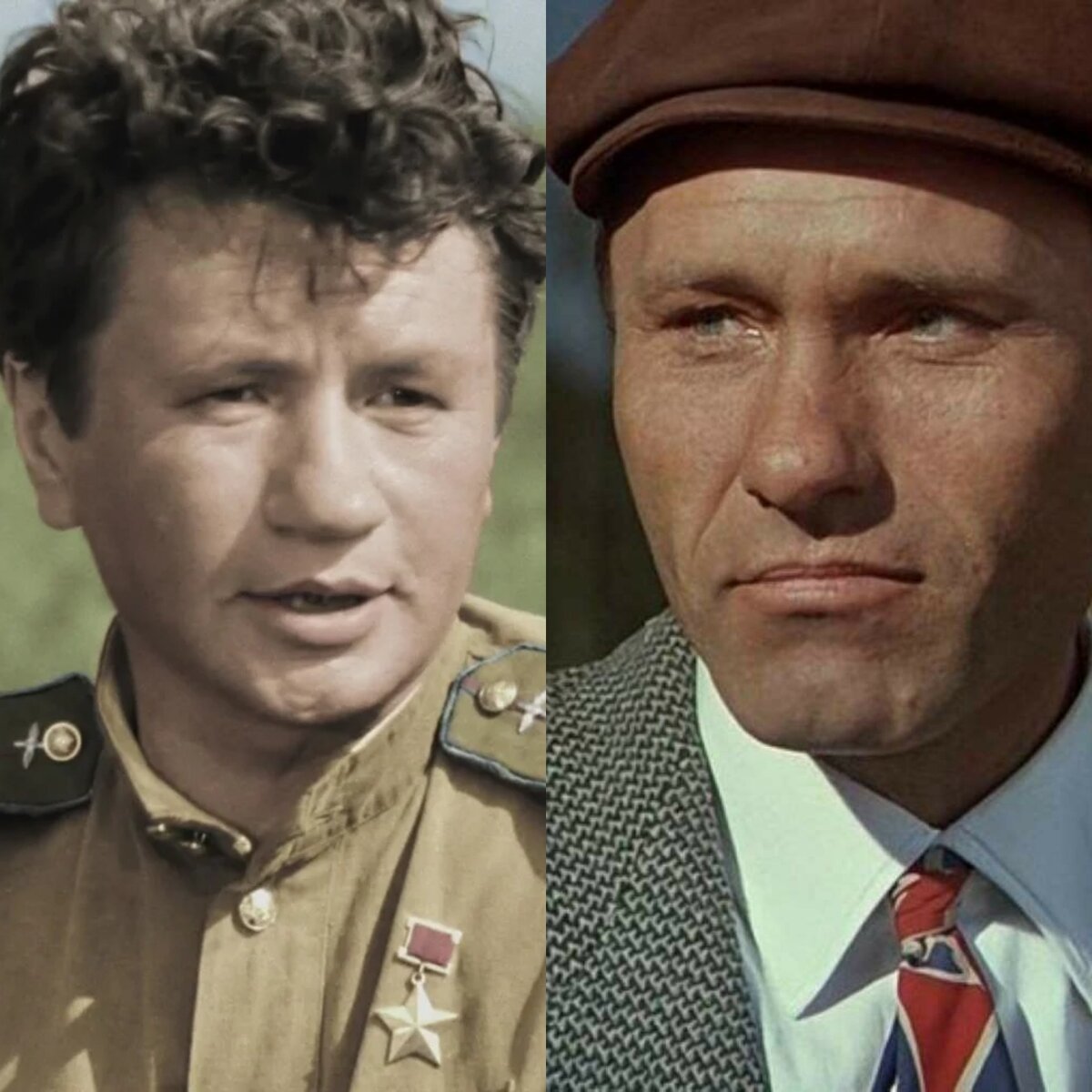 Леонид Быков и Василий Шукшин